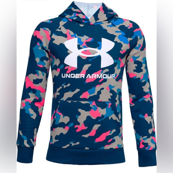 Under Armour Other - Under Armour Boys Rival Camo Fleece Printed Hoodie
